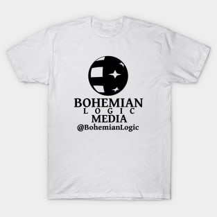 Bohemian Logic Media Logo Black Ink T-Shirt